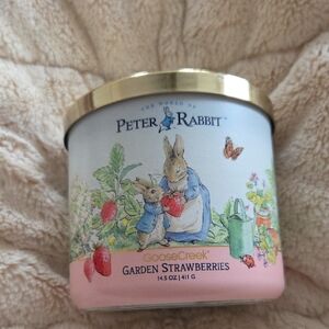 Goose Creek Peter Rabbit Garden Strawberries Candle